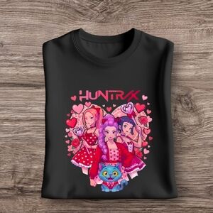 Kids Black Graphic T-Shirt